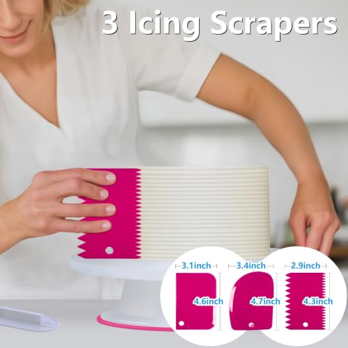 200PCs Cake Decorating Supplies Kit for Beginners, Cake Icing Tools Set