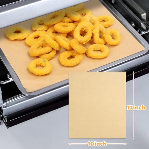 YQL 10x12 Inch Air Fryer Liners, 150PCS Unbleached Parchment Paper - size: 10x12 Inch