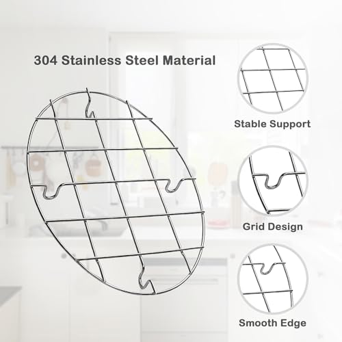 2 Pieces 304 Stainless Steel Cooling Racks, Roasting Rack - size: Small