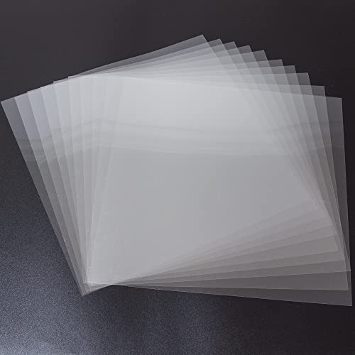 7 Mil Blank Mylar Stencil Sheet (10Pcs),12 x 12 Inch Clear Plastic Sheets, Acetate Sheets for Crafts, Plastic Sheets for Cutting Machine, PET Stencil Material - size: 7mil, 12" x 12”, 10 Pack