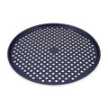 Zyliss Durable Non-Stick Pizza Tray | Carbon Steel | Dark Blue | Pizza Tray/Bakeware | Dishwasher Safe | 5 Year Guarantee… - style: Pizza Tray