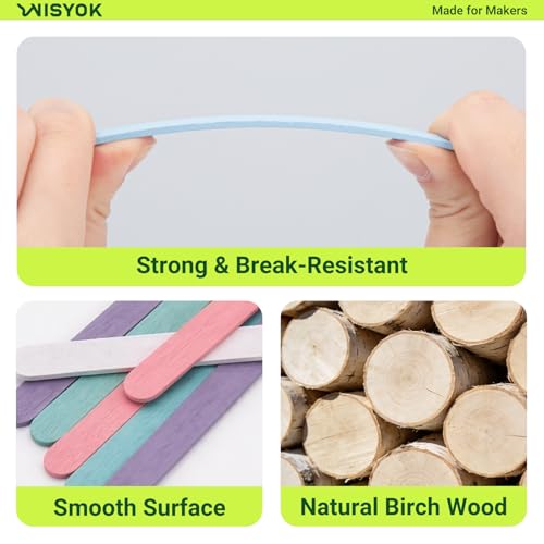 300Pcs 4.5 Inch Macarons Popsicle Sticks - size: 300pcs
