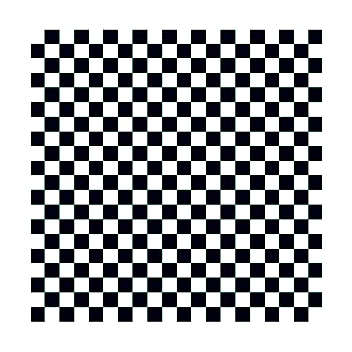 Premium Deli Paper 12"x12"- 200 Pack - Water & Grease Resistant, Greaseproof Liners for Food Boats - Pre Cut Deli Sandwich Wrappers - Food Basket Sheets for BBQ, Picnic, Tray Liner - color: White/Black Checkered