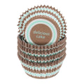 HARFINGTON 100 Count Cupcake Liners Cupcake Cups Brown - color: Green Brown