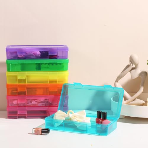 9 Pack Plastic Hobby Art Craft Organizer (Medium) - size: Medium Color - 9 Pack