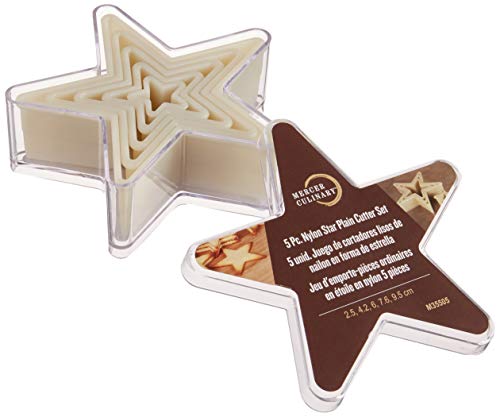 Mercer Culinary 5-Piece Star Plain Nylon Cutter Set - style: Star Plain