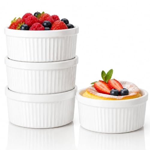 Ceramic Bakeware 16oz Casserole Dishes Oven Safe Small Baking Dishes 4 Pack