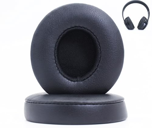 Replacement Ear Pads Compatible with Beats Solo 3.0 Wireless Black - color: Black
