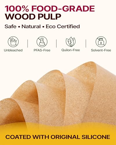 Katbite 12x16 Inch Parchment Paper Sheets 360PCS, Unbleached Non-Stick - size: 12x16 Inch 360 Pcs