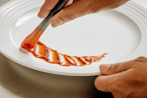 Mercer Culinary Silicone 60 Degree Angle Plating Brush - style: 60 Degree Angle