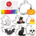 Ann Clark Halloween Cookie Cutters Set of 7 - size: 7-Piece Set