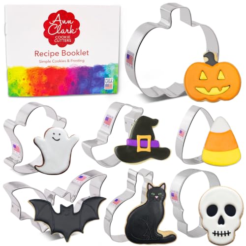 Ann Clark Halloween Cookie Cutters Set of 7 - size: 7-Piece Set