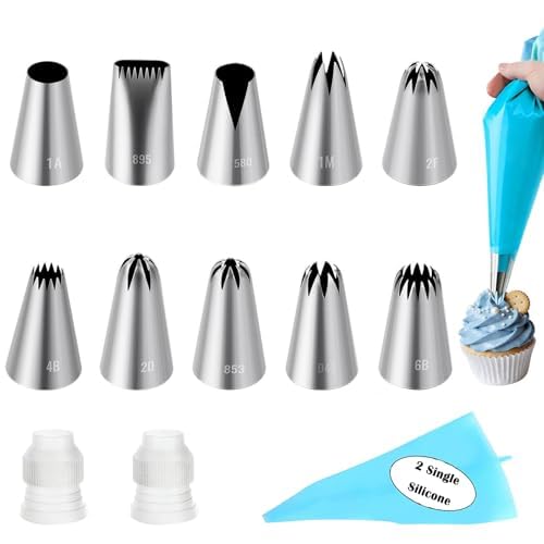 NOVANO 14pcs Large Piping Tips Set