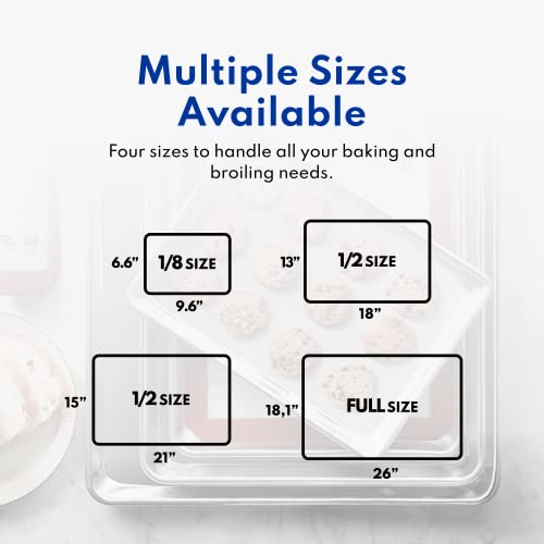 New Star Foodservice Commercial-Grade 18-Gauge Aluminum Sheet Pan/Bun Pan, Half Size, 13 x 18 x 1 Inch - size: (Half Size) (Pack of 1)
