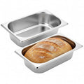 Funnymoom 2 Pcs Stainless Steel Baking Pans,Classic,9.5" X 5" X 2.56"