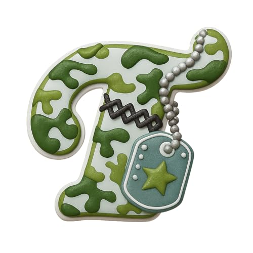 Mighty Gadget Fancy Cursive Letter A to Z Cookie Cutter - 4" Tall Alphabet Baking Mold (Random Color) (T) - color: T