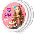 12 Inch Cake Drum Pack of 3 - Smooth-Edged - Sturdy Boards Round - Bend Resistant Multi-Layered Cake Base for Minimalist Displays - size: 12 Inch