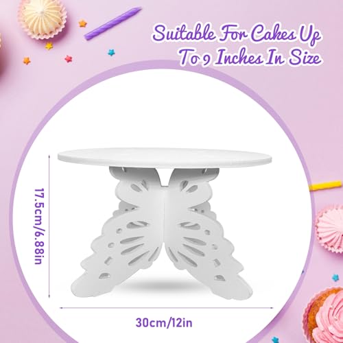 AOCEAN 12 Inch Butterfly Cake Stand for Birthday Party Decoration