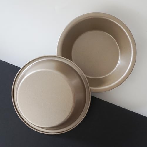 5 Inch Round Pie Tart Pan, Nonstick Plate Set for Oven, 4 Pack - style: Round Edge 4PCS
