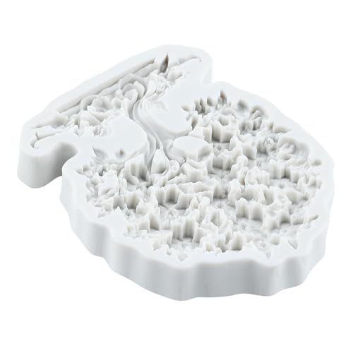Flower Tree Silicone Mold Tree of Life Fondant Molds - color: Style T