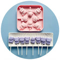 Animals Lollipop Mold Set,Silicone Bear Candy Sucker Mold (Animal C) - color: Animal C