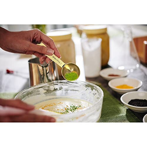 16 Pcs Stainless Steel Measuring Cups & Spoons Set, Gold - color: C - Gold, size: 16pcs