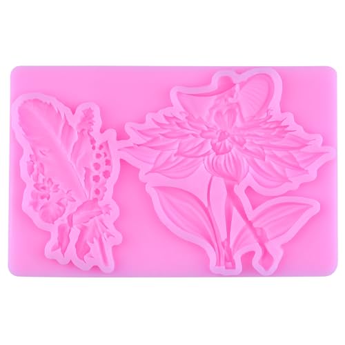 Fairy Angels Silicone Mold Flower Fairy Fondant Molds Set Of 4