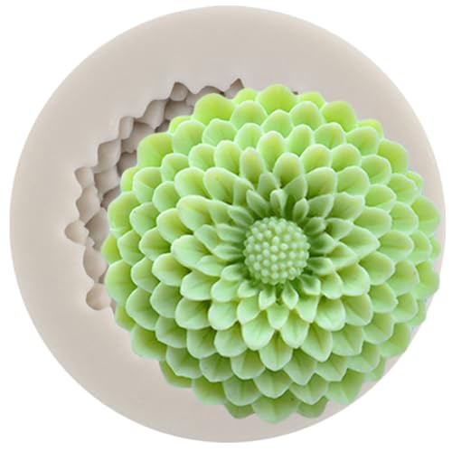 3D Chrysanthemum Flower Silicone Mold Flower Fondant Molds - color: Style C