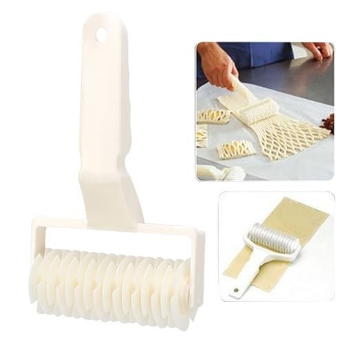 Dough Cookies Pie Bread Lattice Cutter Roller Kitchen Tools for Homemade (Large and Small)