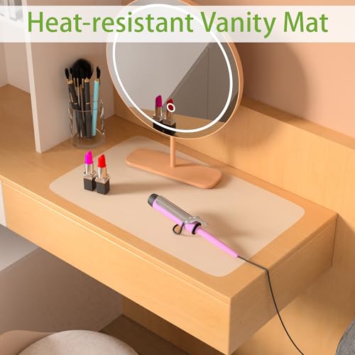 Silicone Countertop Protector Mat: Clear Dual-Sided Non-Slip Sheet - color: Clear(1mm 2Pcs), size: 14.2"L x 10.24"W