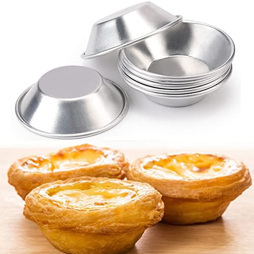 25 Pack-Egg Tart Mold,Mini Pie Muffin Cupcake Pans Egg Tart Bakeware Non-Stick Baking Cups
