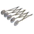 Winco 5 Wheel Adjustable Stainless Steel Dough Divider - size: 5 Wheel