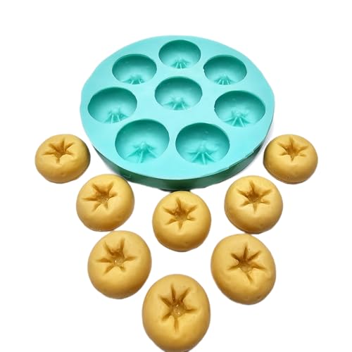 Mini Donuts Mold, Old fashioned donut silicone mold Soap Candle Mold for Wax Mold for Resin NS051