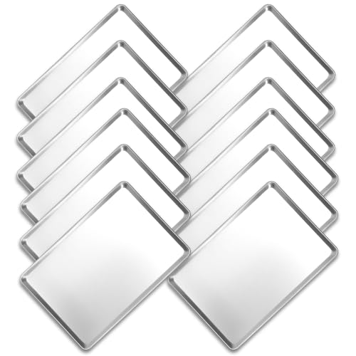 12 Pack Full Size Aluminum Baking Sheet Pan, 26 x 18 in - size: 12-pack Solid Full Size (26"×18")