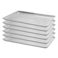 BIEAMA 6 Pack Full Size 18" x 26" Aluminum Baking Sheet Pan Perforated, Commercial Bakery Equipment Cookie Sheets, NSF Approved Baking Tray - size: 6PACK Perforated Full Size 18"×26"