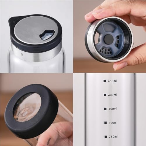 Verdental 16 oz Large Salt or Pepper Shaker, 4 Settings, S/M/Pour/OFF - size: 16 oz (2.56* 8.4 in)