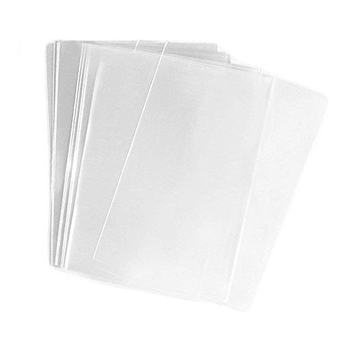 FgfAk 200 Pcs 4x6 Inches Clear Flat Cello/Cellophane heat seal cookie bags - size: 200 count (pack of 1)