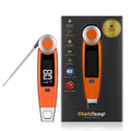 Finaltouch X10 Instant Read Digital Meat Thermometer NSF Certified - color: Tangerine Tart