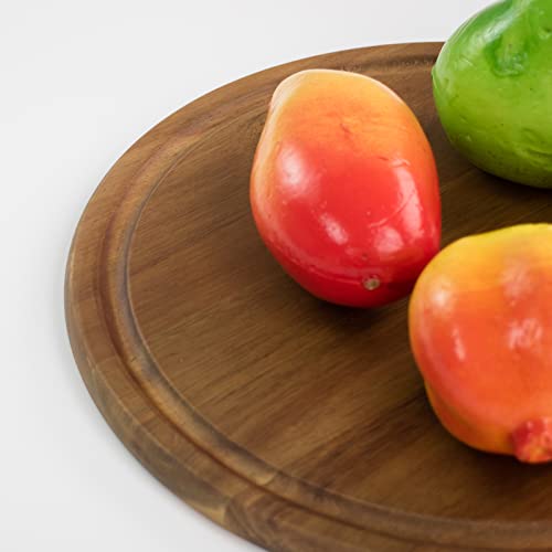 10.2''Wood Cake Stand with Glass Lid, 11.8" 2-in-1Charcuterie Board
