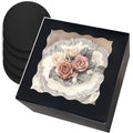 qiqee 8x8x5 Cake Box, 18 Sets Black Cake Box with Window ＆ 18 Sets 8" Black Cake Round Boards, 8inch Cake Containers - color: Black, size: 18 Sets /8x8x5