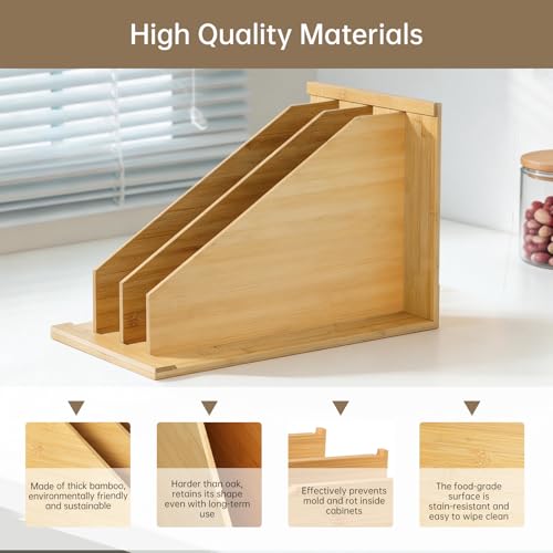 Tray Dividers for Kitchen Cabinets，cookie sheet divider for cabinet