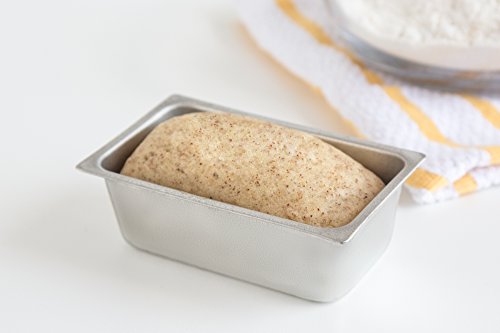 Fox Run Mini Bread Pan, Tin-Plated Steel, 4-Inch - size: 4" x 2.5"