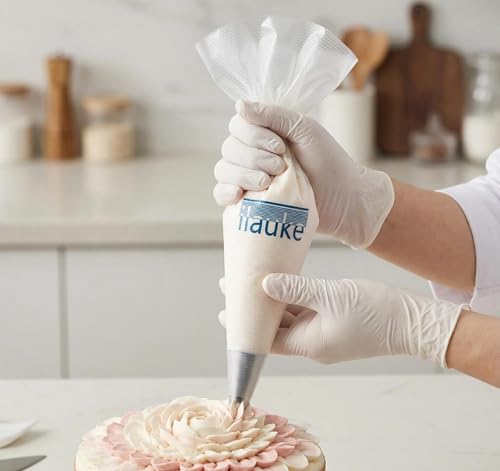 ilauke 13 Inch Disposable Piping Bags, 100 Pcs for Cake Baking Decorating - size: 13 Inch 100 Pcs