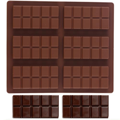 Silicone Chocolate Bar Molds For Candy Energy Protein Bars