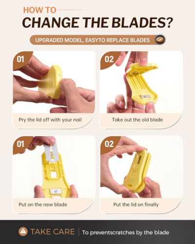 Upgraded Bread Lame, Magnetic & Extractable Sourdough Scorering Tool - color: Yellow