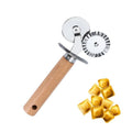 Pastry Double Cutter Wheel,Dual-Head Baking Tool for Home and Kitchen Use,Ravioli Cutter - size: 1 Pack