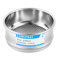 8 Mesh Lab Sieves 4" Diameter 304 Stainless Steel Wire Cloth Test Sieve for Industrial Laboratory Home - size: 8 mesh