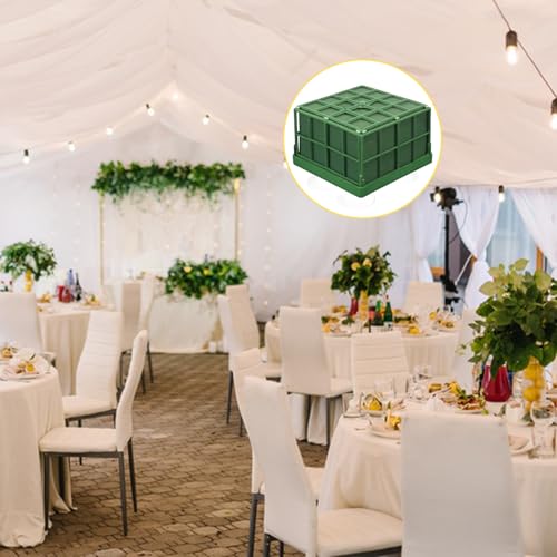 10 Pack Floral Foam Cage, Premium Floral Cage Foam Box for Fresh and Artificial Flowers – Perfect for Wedding, Home and Garden Decorations(4.5 x 4.5 x 3.75 inch) by IHDYPPEW - size: 10 Pack 4.5 Inch Square
