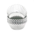 Standard Silver Foil Cupcake Liners Muffin Baking Cups for Party and More, 100-Count - color: Silver