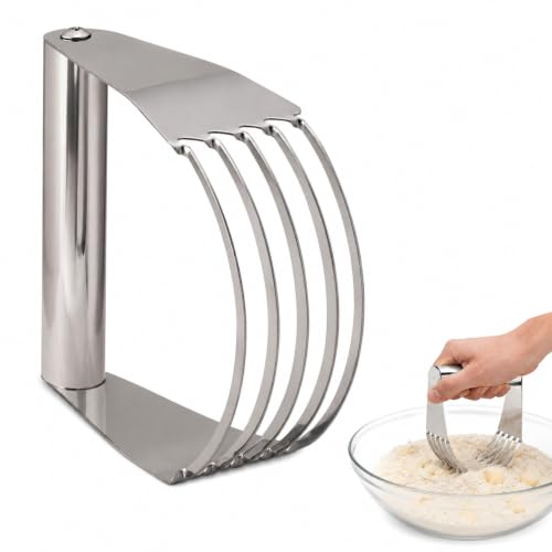Mrs. Anderson’s Baking Pastry Dough Blender, Stainless Steel, 5-Blade Design - style: Bladed Pastry Blender, Stainless Steel